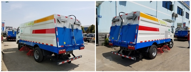 廠區清潔利器 干式道路掃路車與慶鈴5方洗掃車價格解析及防撞緩沖車的安全保障